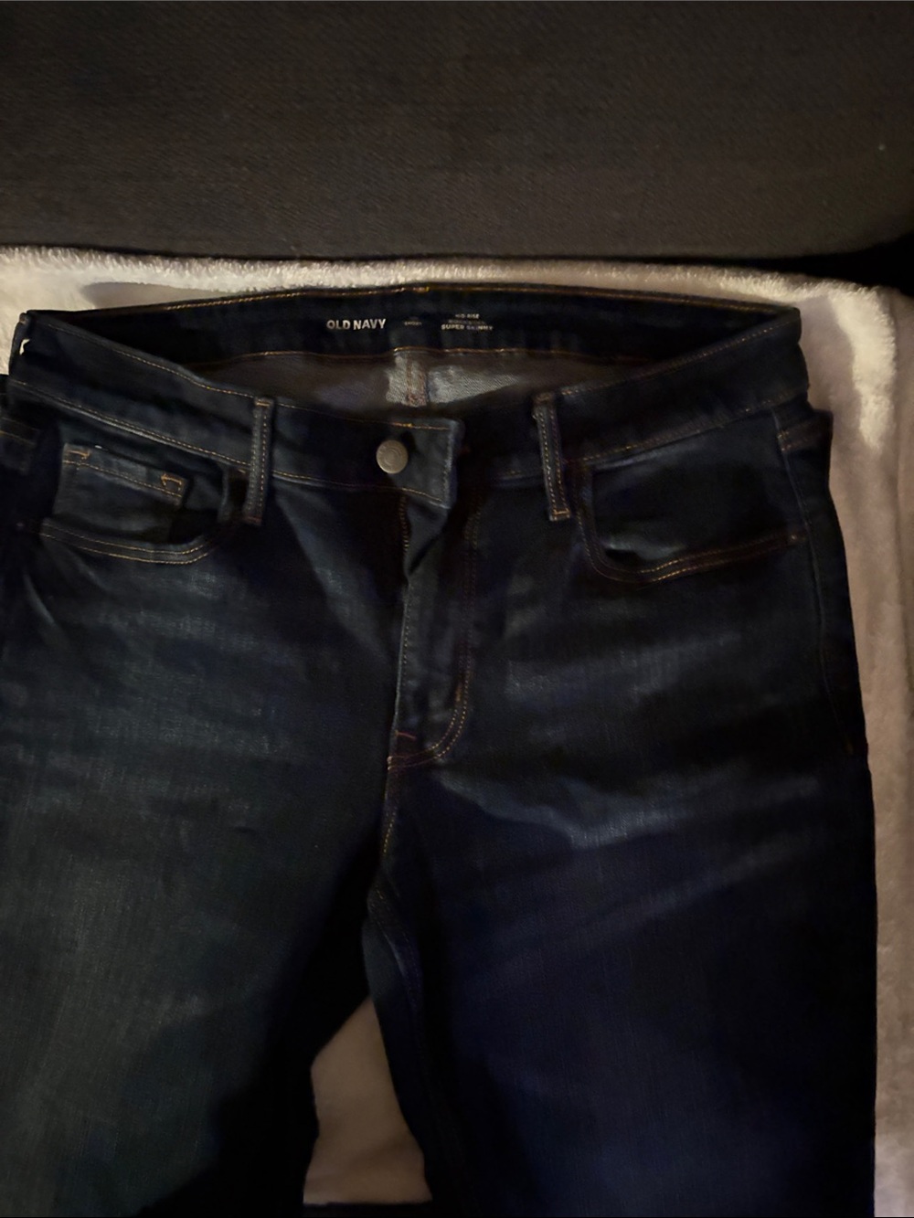 Old Navy Men’s Dark Indigo Slim Straight Jeans
